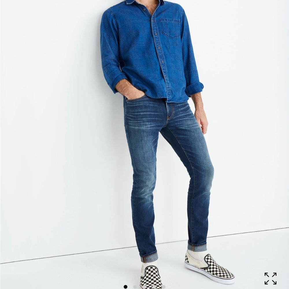 Madewell Blue Skinny Fit Jeans